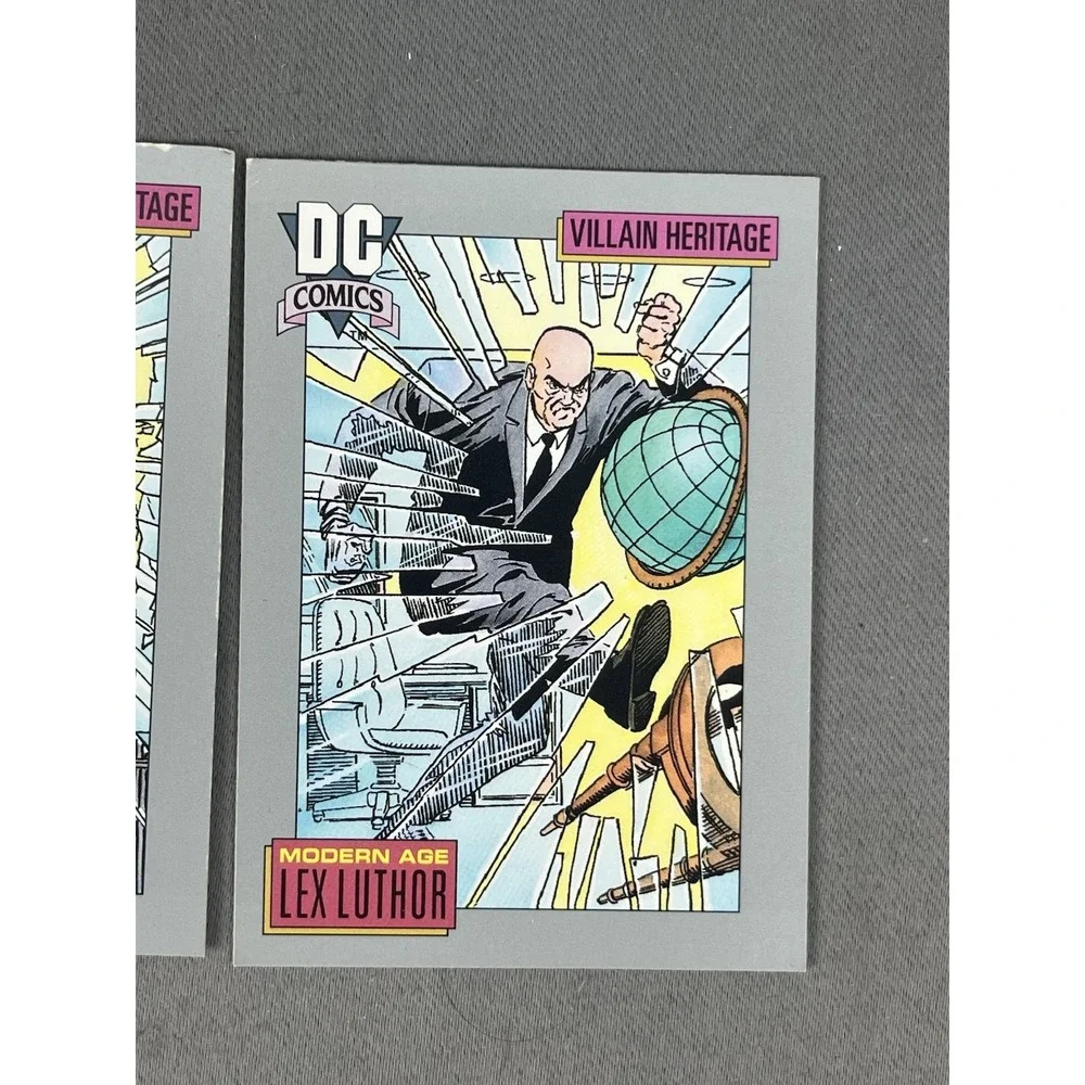 1991 DC Comic Cards LEX LUTHOR Villain Heritage Set Of 3